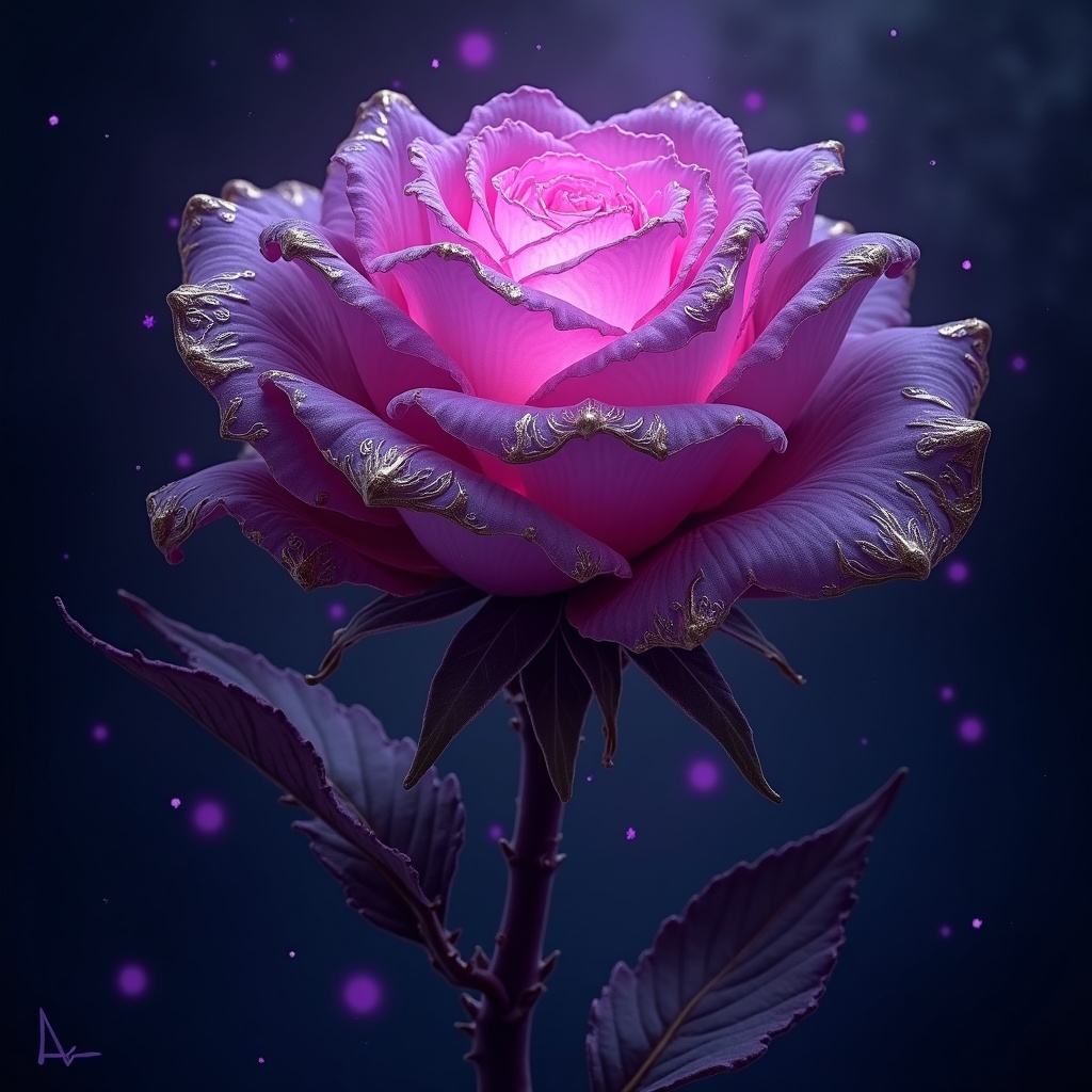 Midnight Rose — Legendary AuraDex card